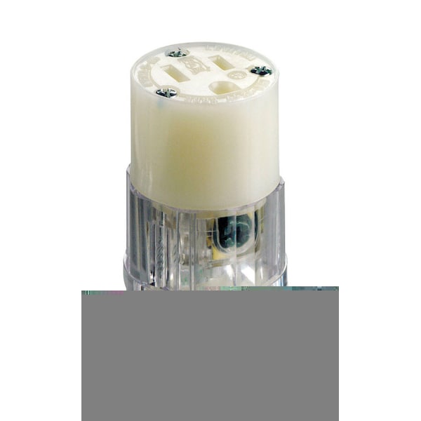 Straight Blade Plug, 15 A, 125V AC, 2 Pole, Screw Terminals, Grounded